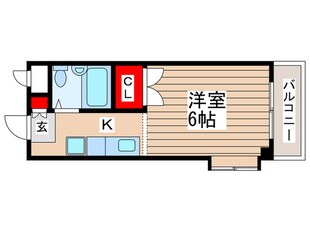 プラスハイツ１の物件間取画像